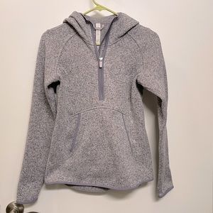 Lululemon Sweater- Fleece & thank you in Lilac